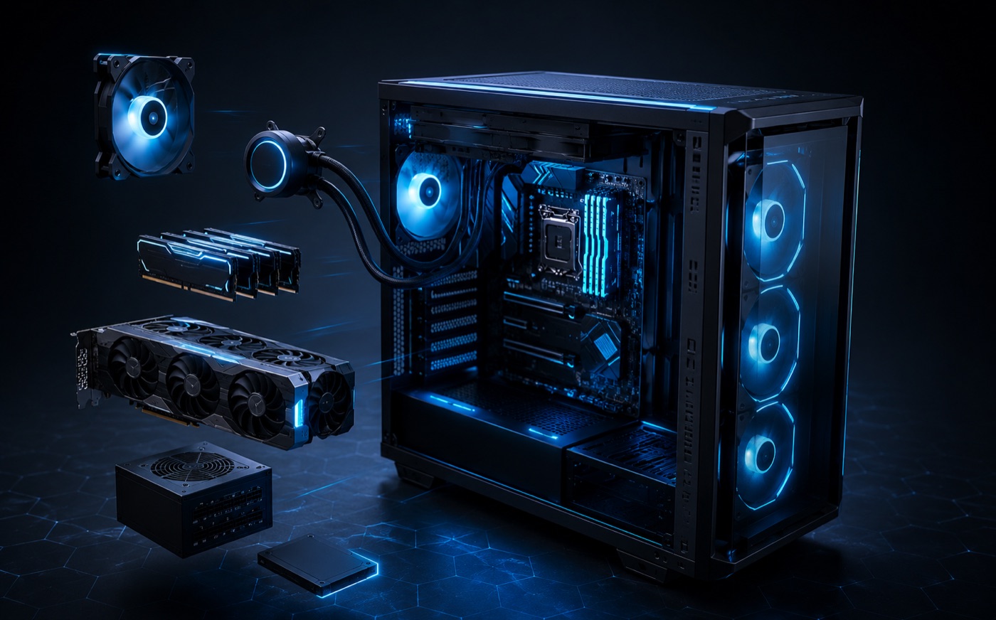 Qualix IT Solutions custom PC builder website